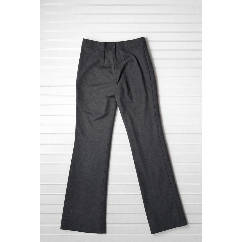 Chaus Grey Women’s Pull on Flare Gray Pant M Wool Blend with Stretch - Picture 2 of 6